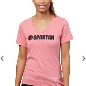 Spartan Tee, Women Medium US, Coral NWT